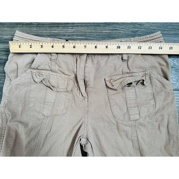 Brandy Melville Kim Cargo Pants Tan - Picture 4 of 9